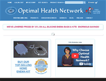 Tablet Screenshot of optimalhealthnetwork.com